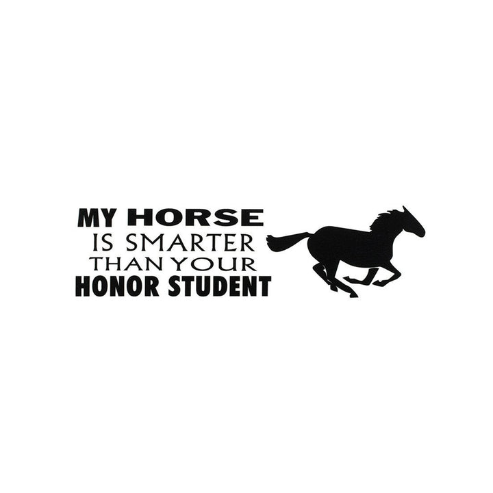 Horse is Smarter Sticker