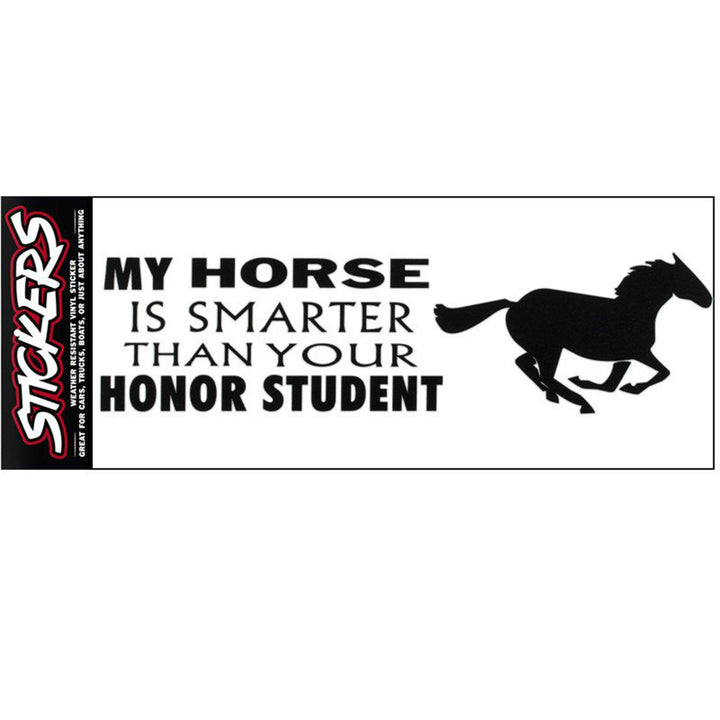Horse is Smarter Sticker