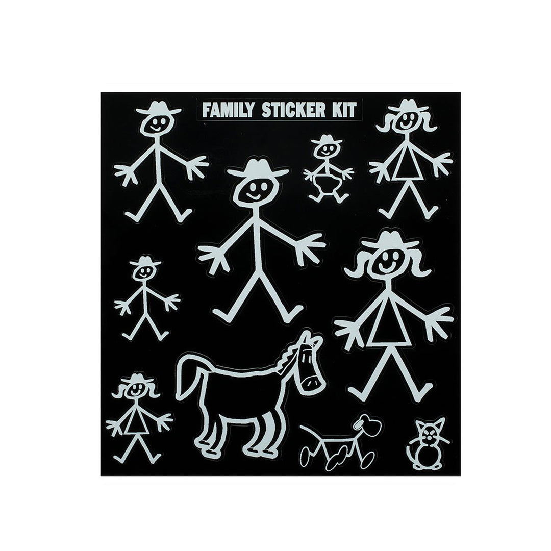Cowboy Family Sticker