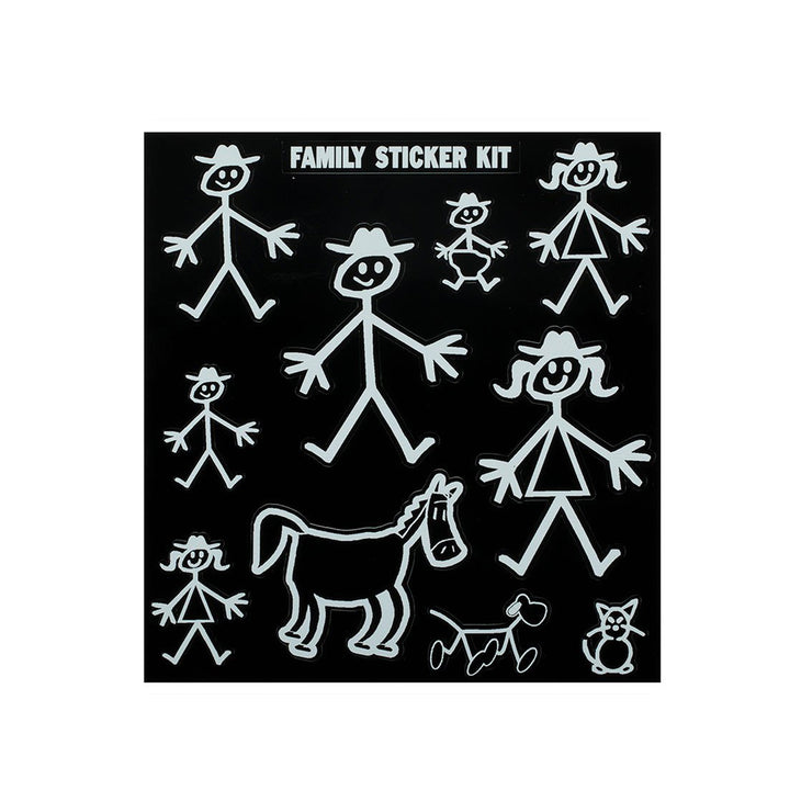 Cowboy Family Sticker