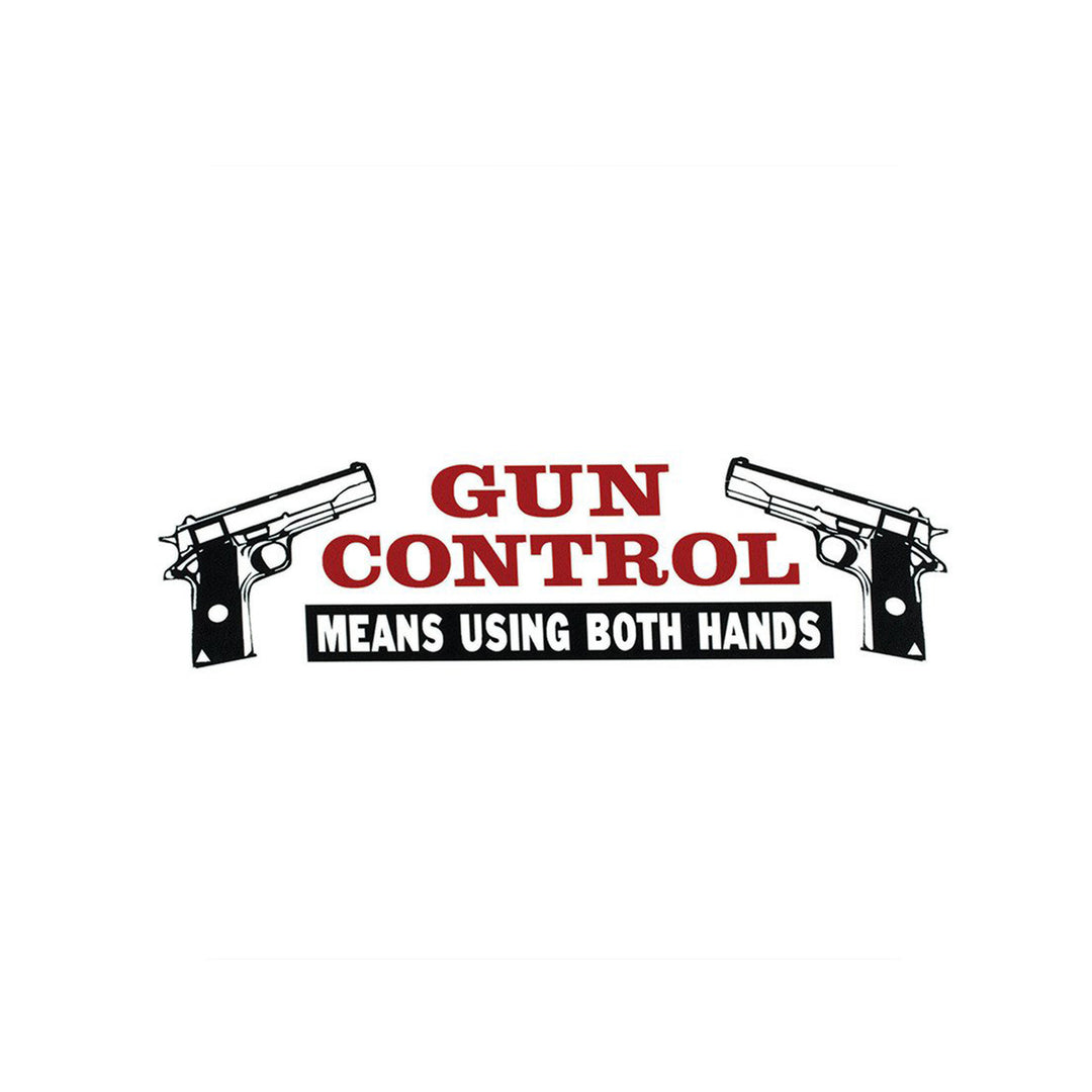 Use Both Hands Sticker