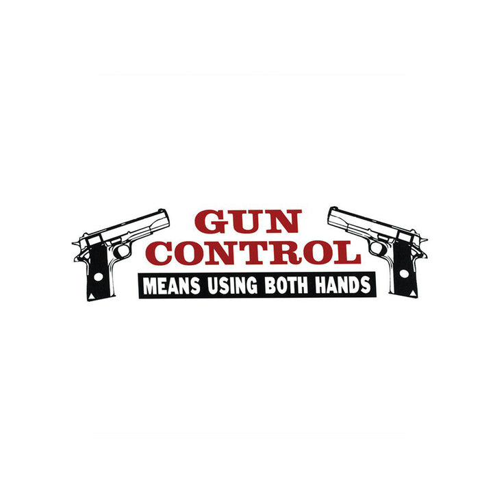 Use Both Hands Sticker