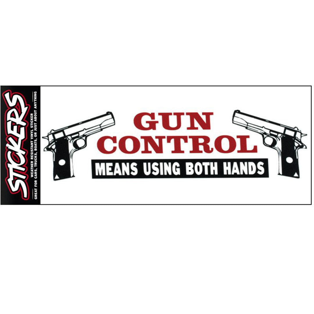 Use Both Hands Sticker