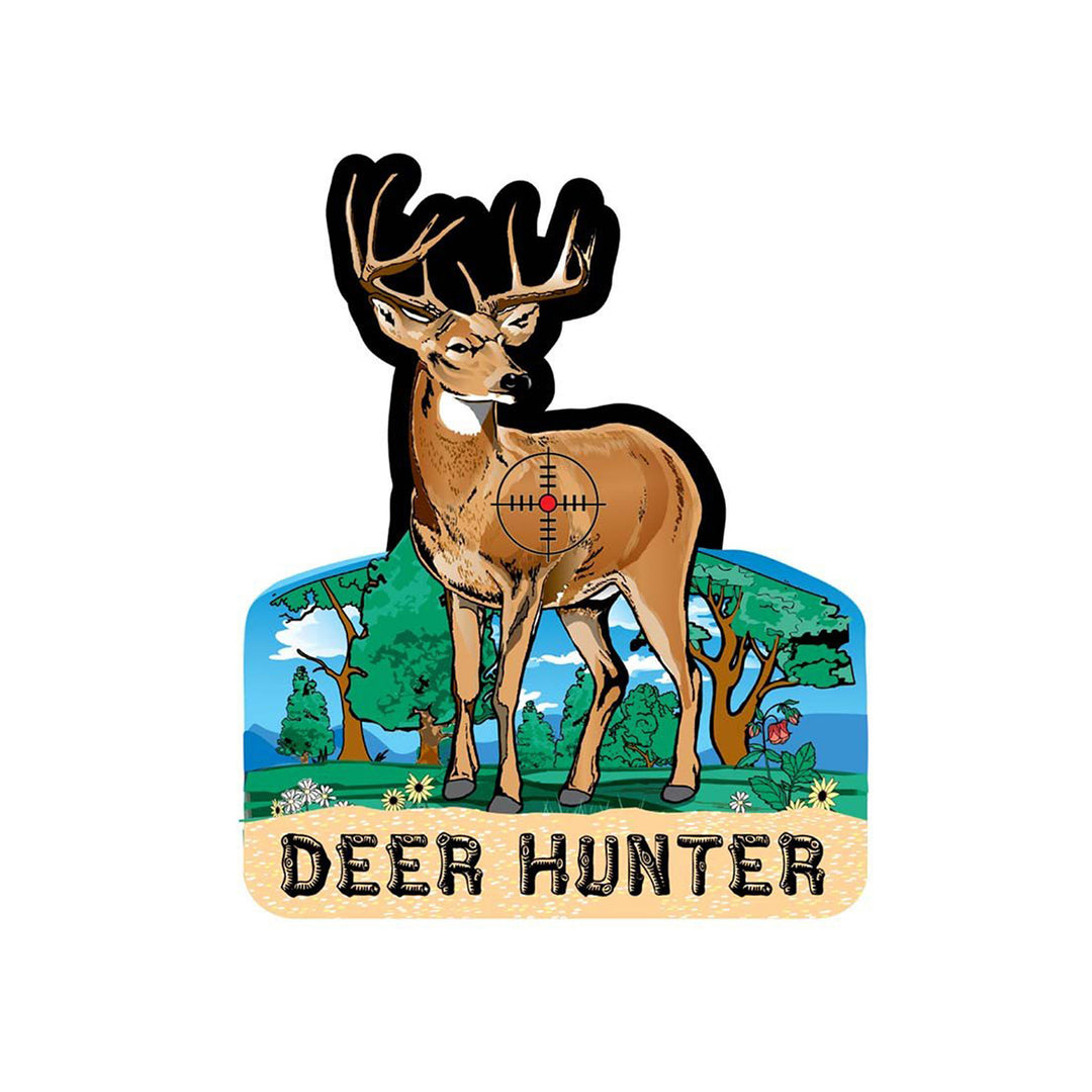 Deer Hunter Die-cut Sticker