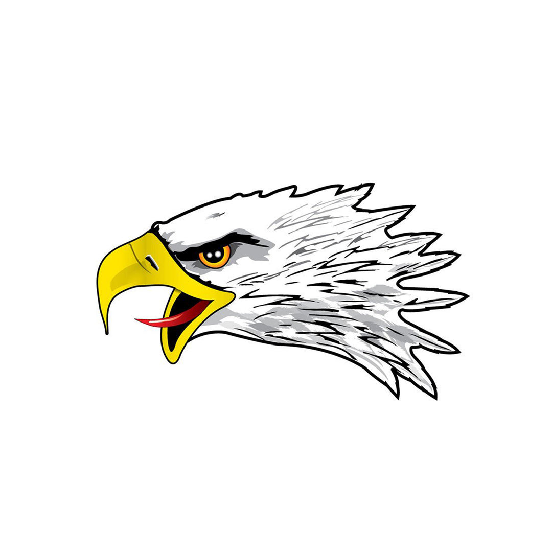 Eagle Head Die-cut Sticker