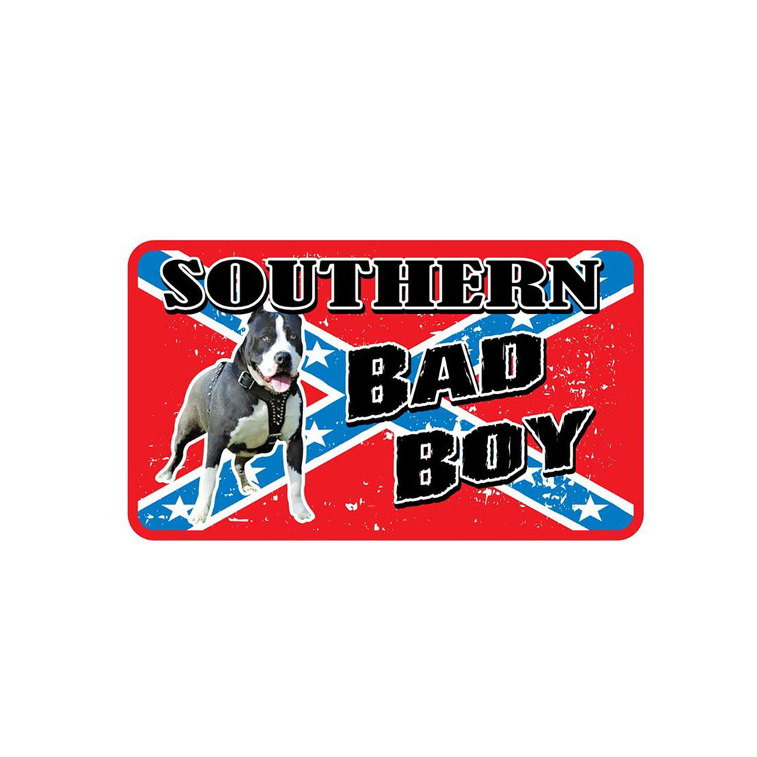 Southern Bad Boy on Rebel Flag Sticker