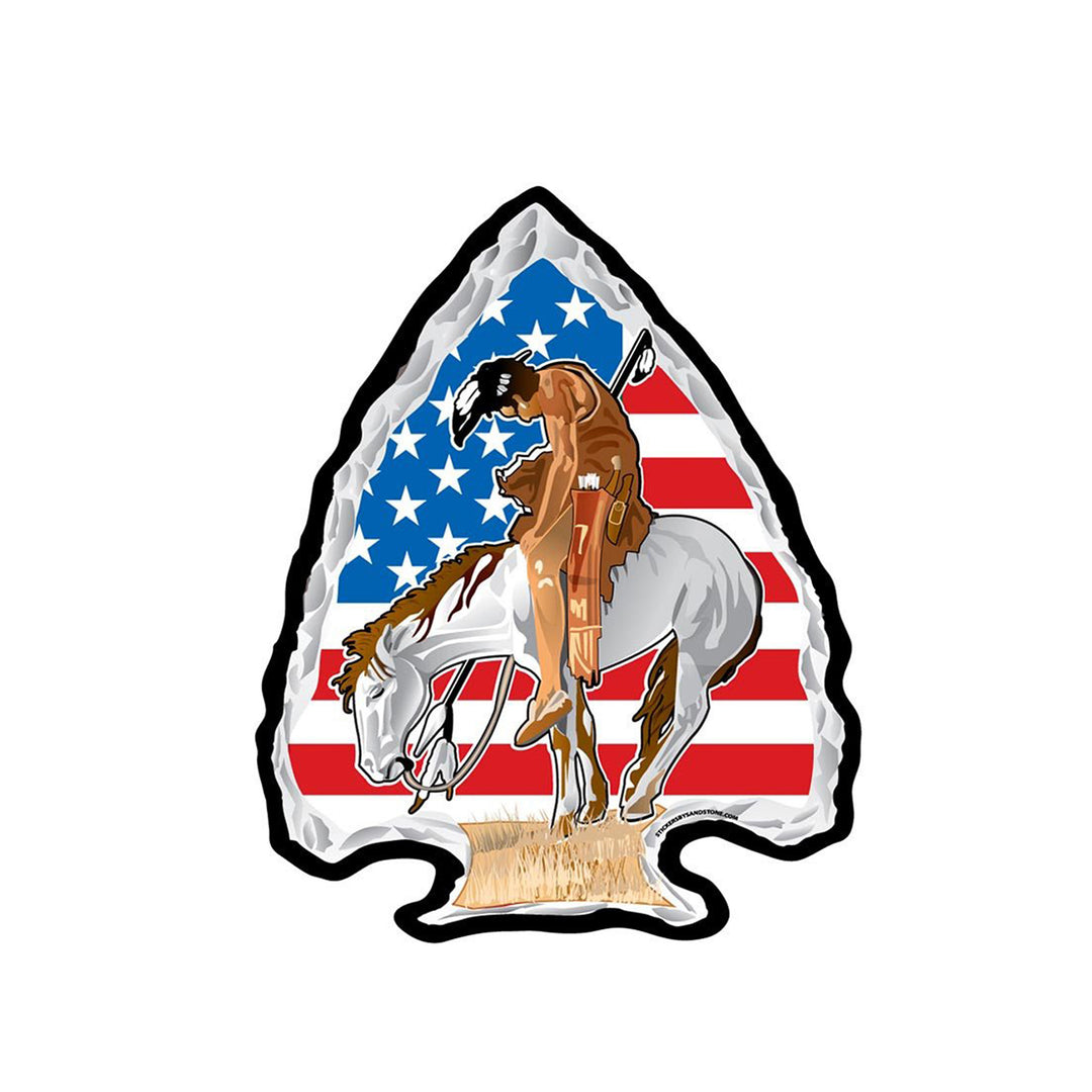 Trail of Tears Arrowhead Die-cut Sticker