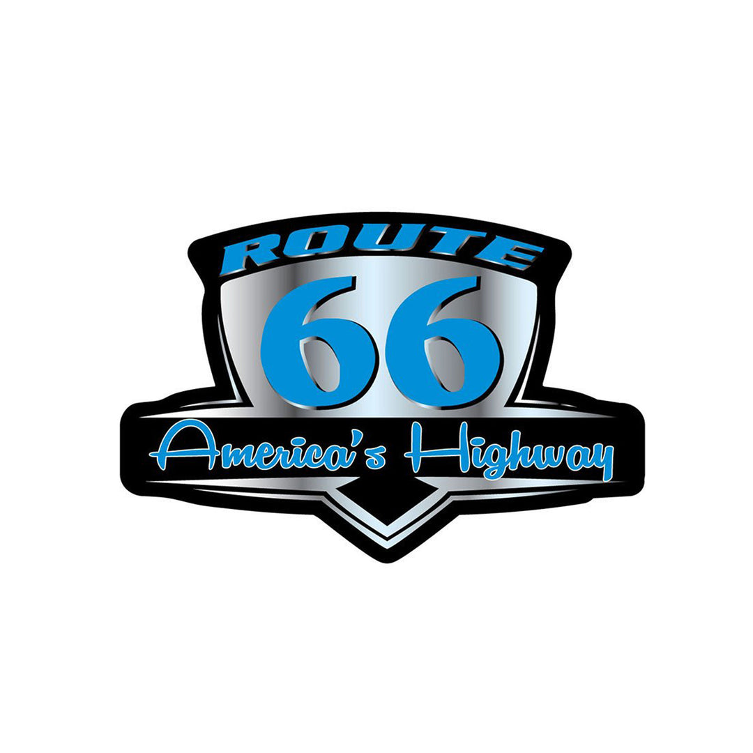 Retro Rt 66 Die-cut Sticker