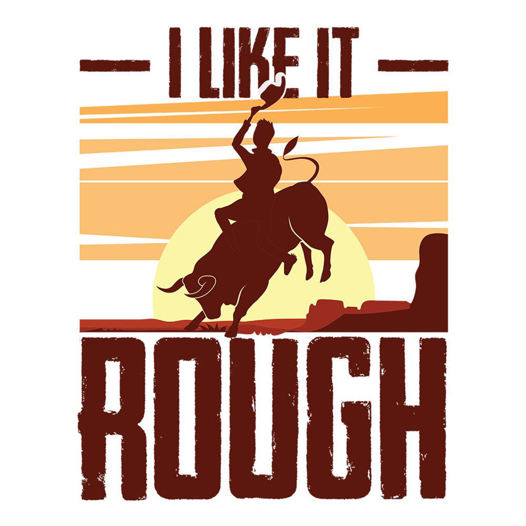 I Like It Rough Die-Cut Sticker