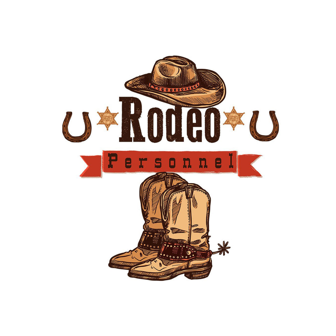 Rodeo Personnel Die-Cut Sticker