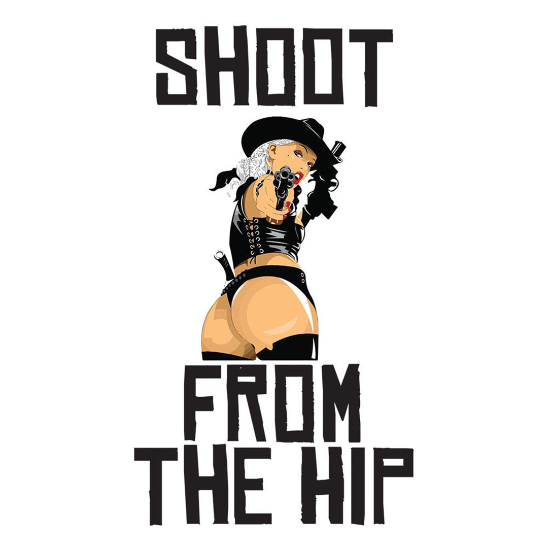 Shoot From The Hip Die-Cut Sticker
