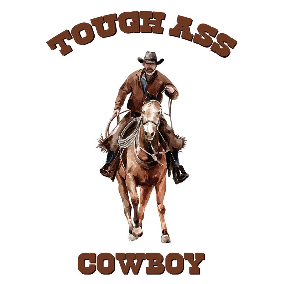 Tough Ass Cowboy Die-Cut Sticker
