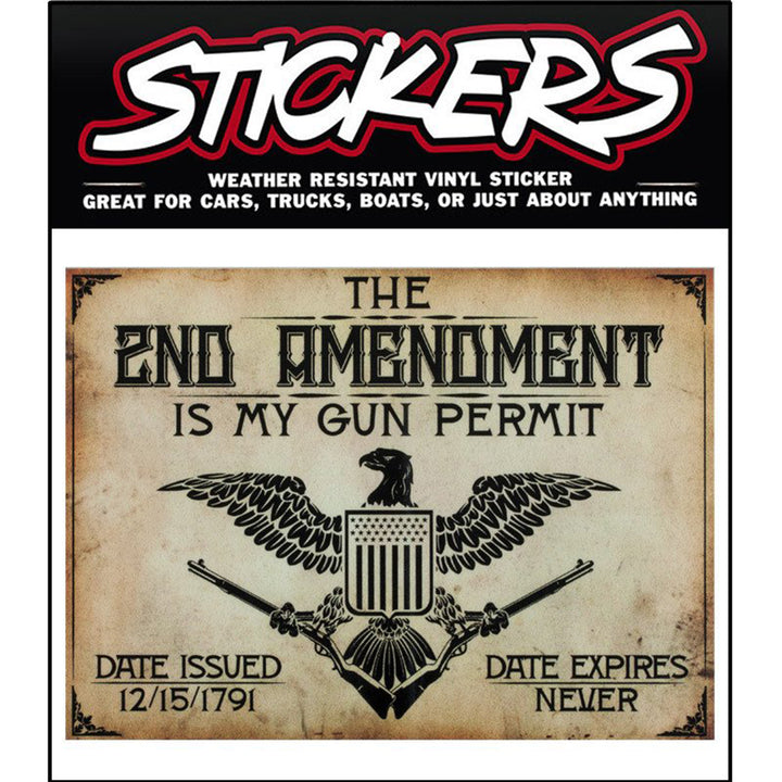 2nd Amendment Sticker