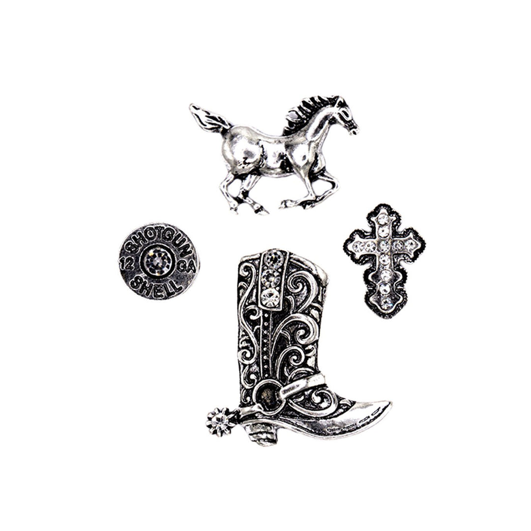 Assorted Tack Pin Set Cowboy