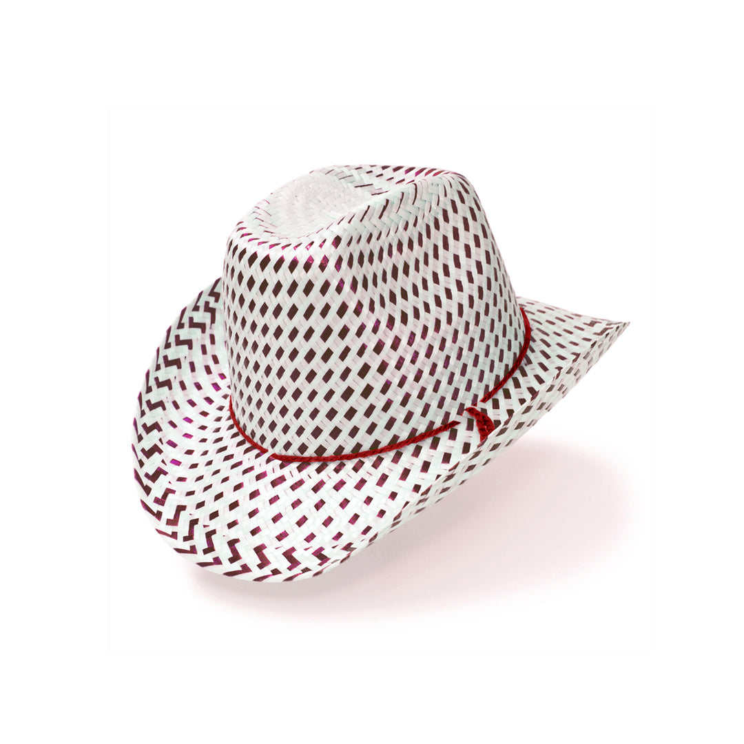 Toddler Straw Hat - Burgundy