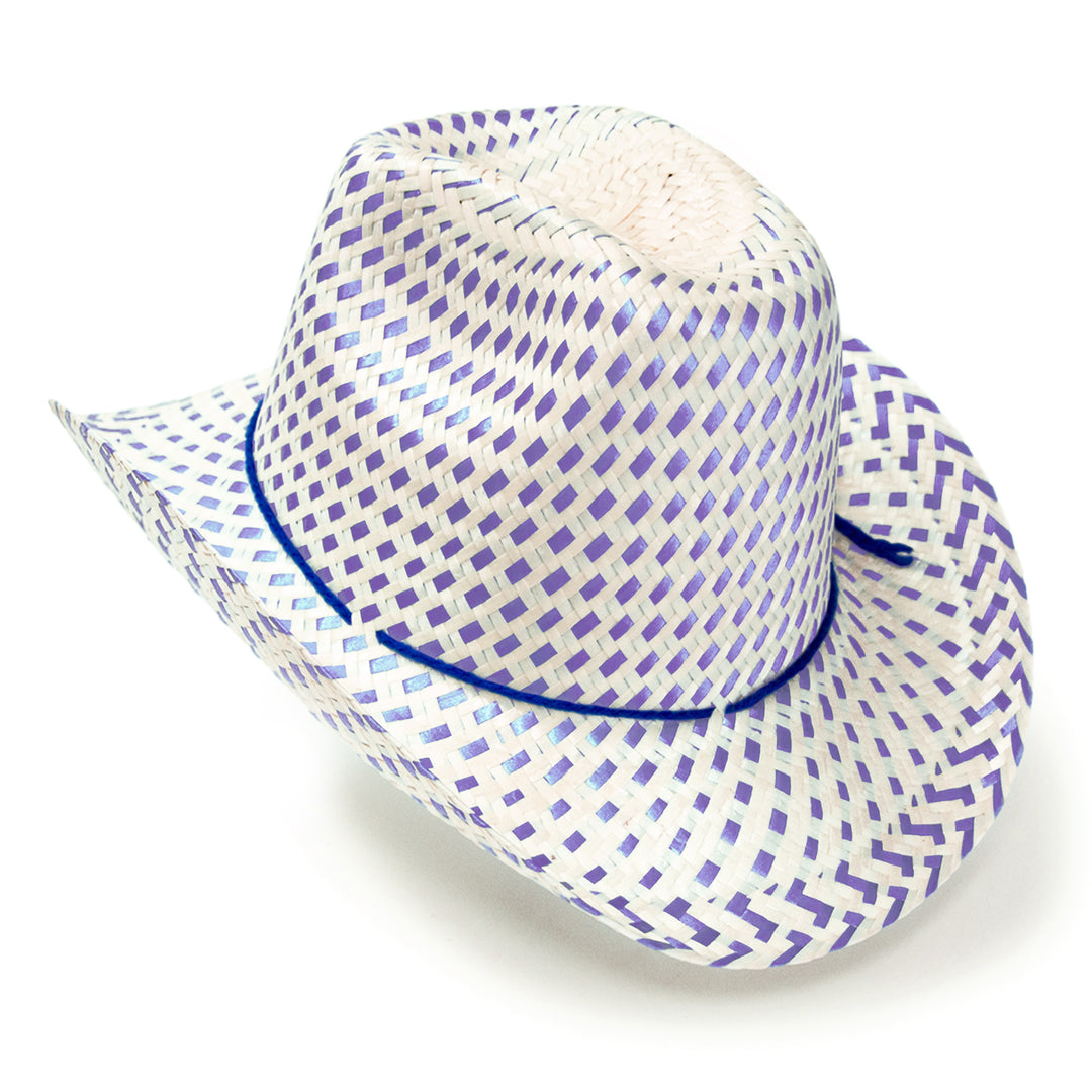 Toddler Straw Hat - Purple