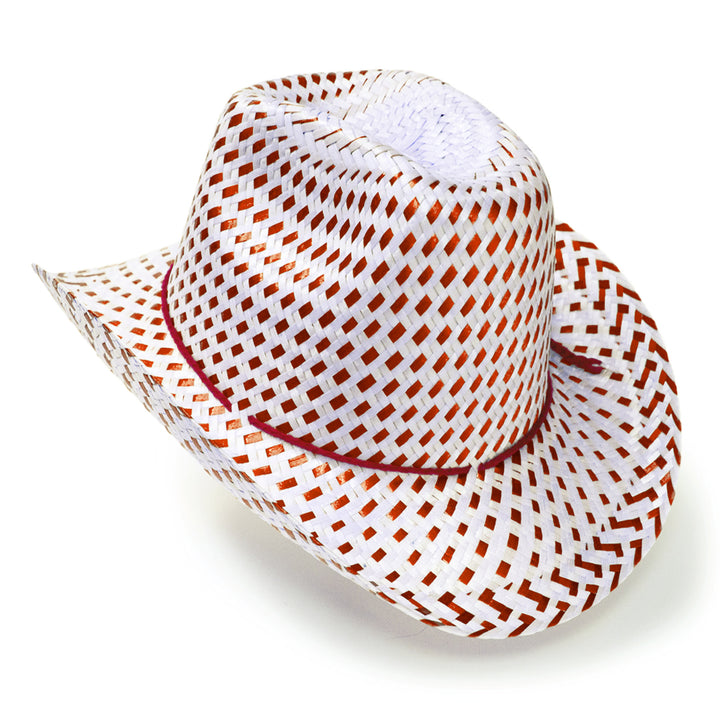 Toddler Straw Hat - Red