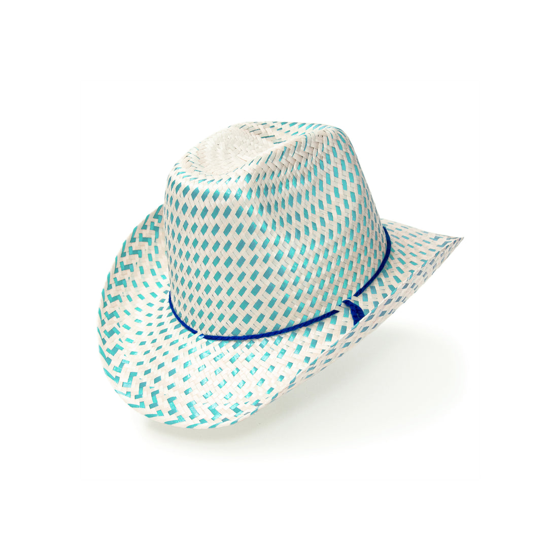 Toddler Straw Hat - Turquoise