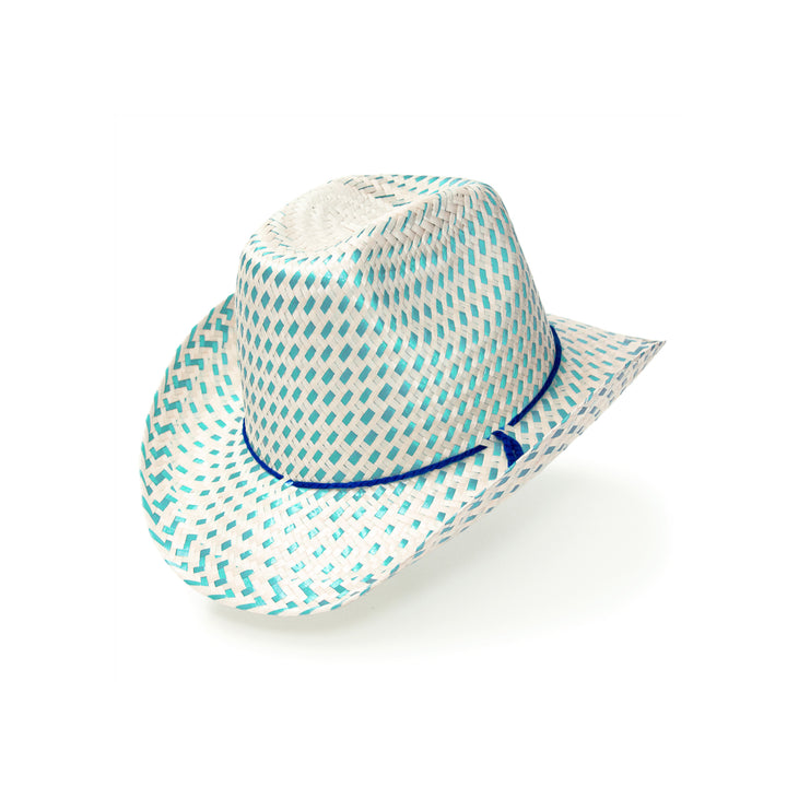 Toddler Straw Hat - Turquoise