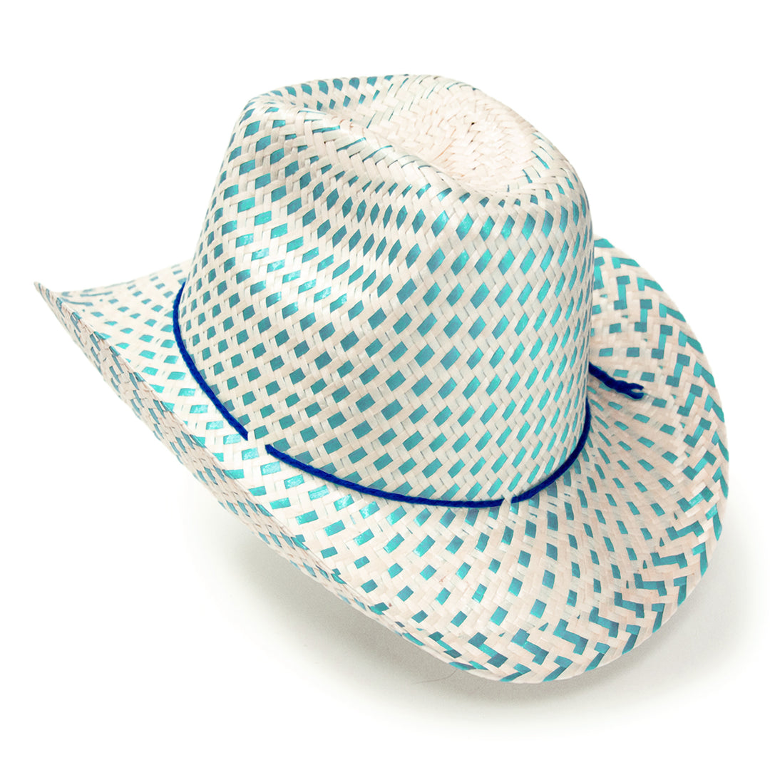 Toddler Straw Hat - Turquoise