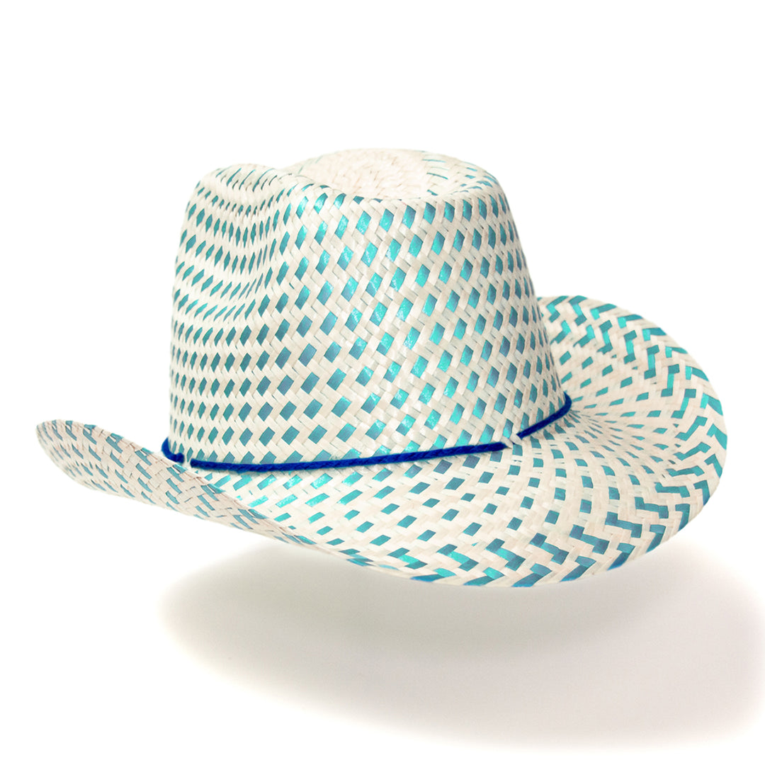 Toddler Straw Hat - Turquoise