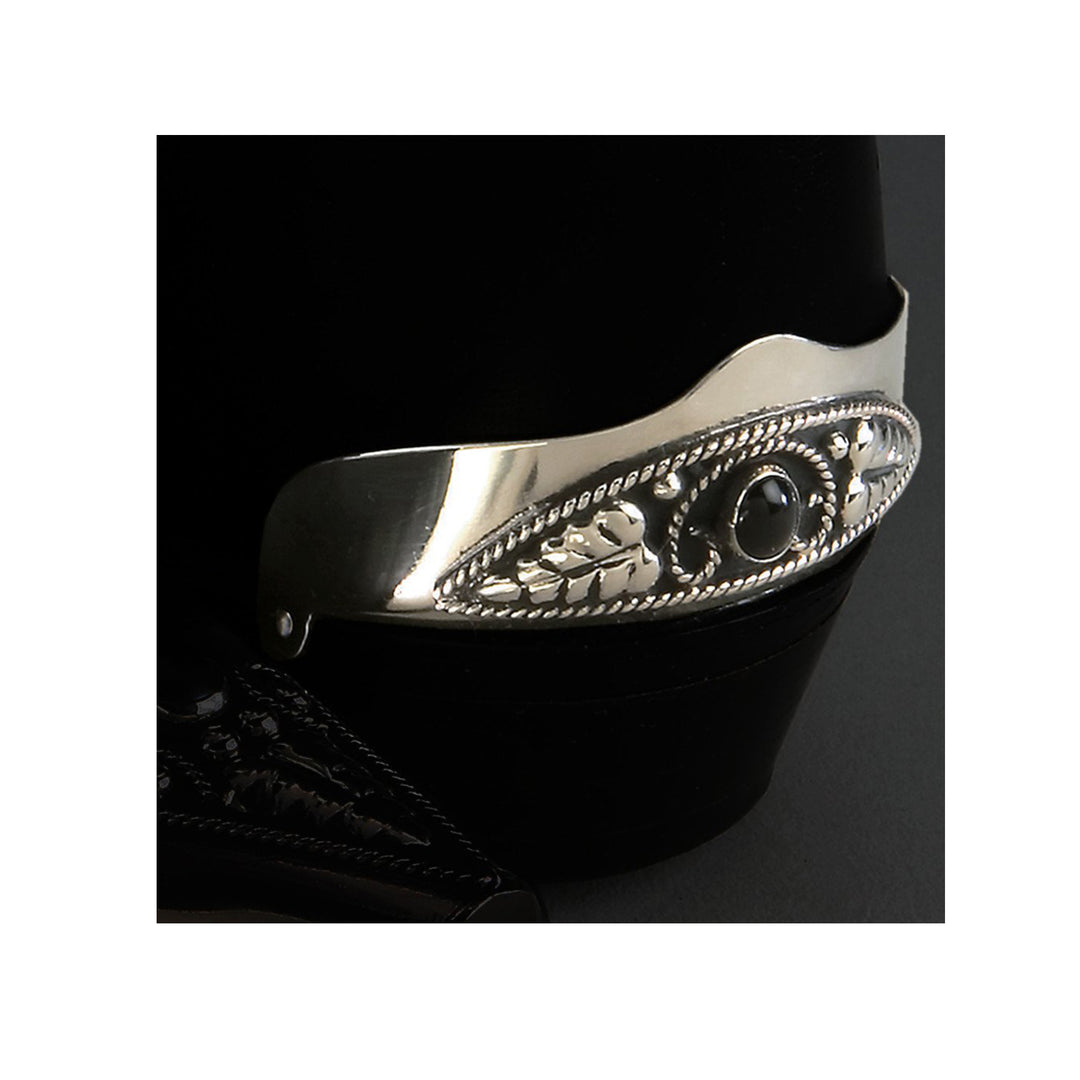 Heel Guards with Onyx Stone