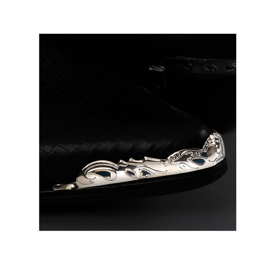 Engraved Silver Boot Tips - 43