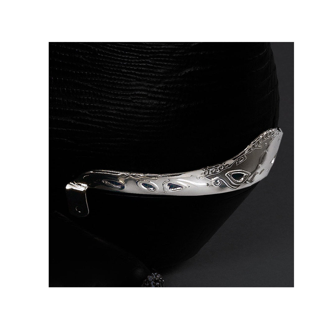Engraved Silver Heel Guards - 44