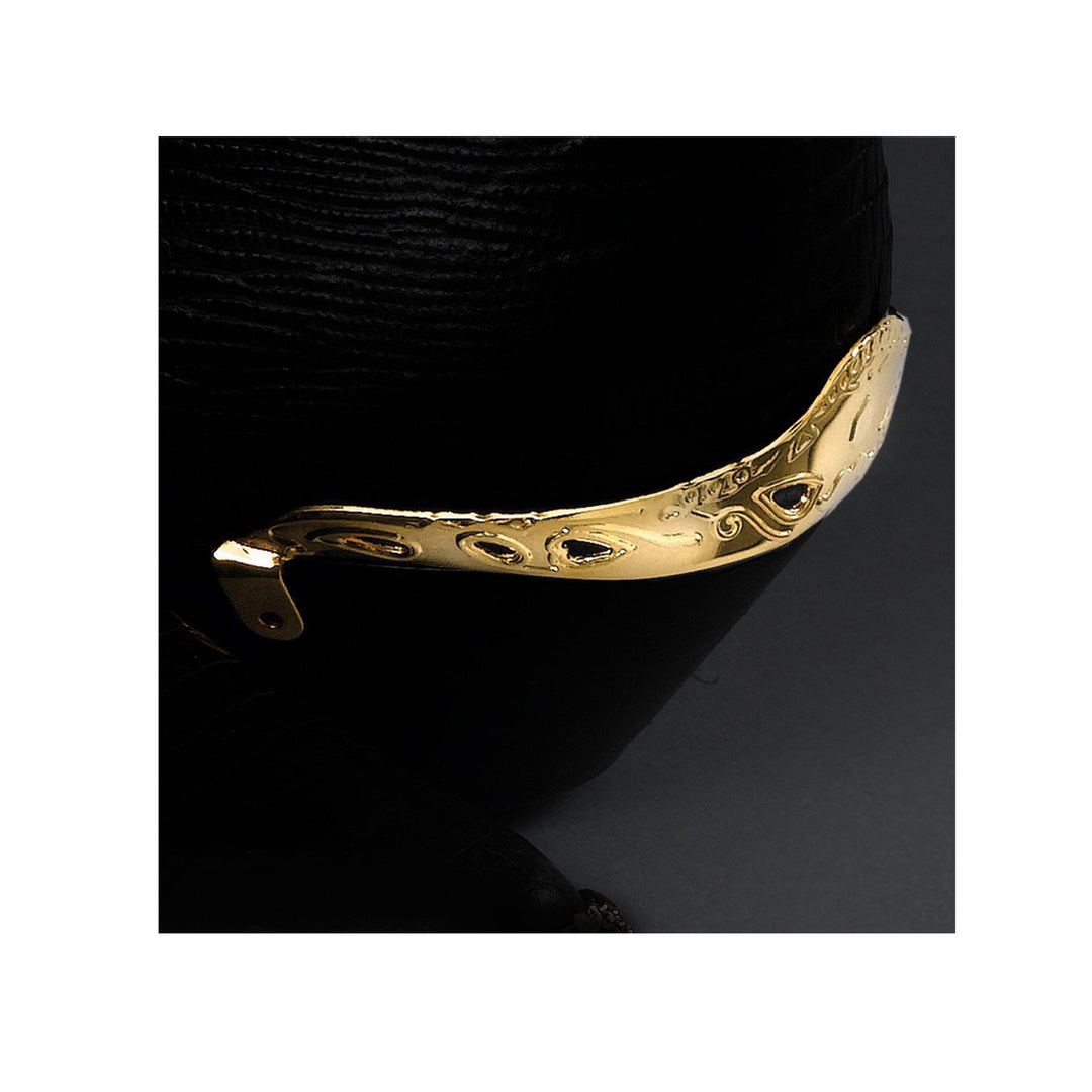 Engraved Brass Heel Guards - 46