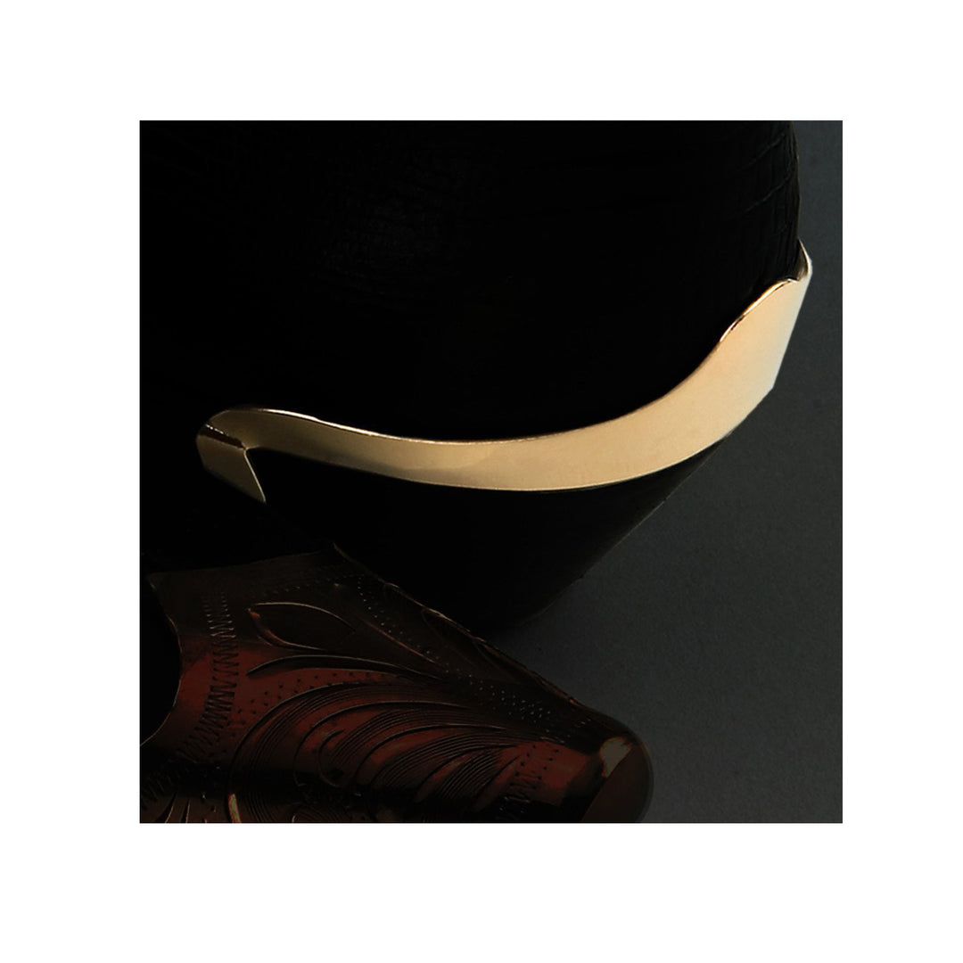 Smooth Brass Heel Guards
