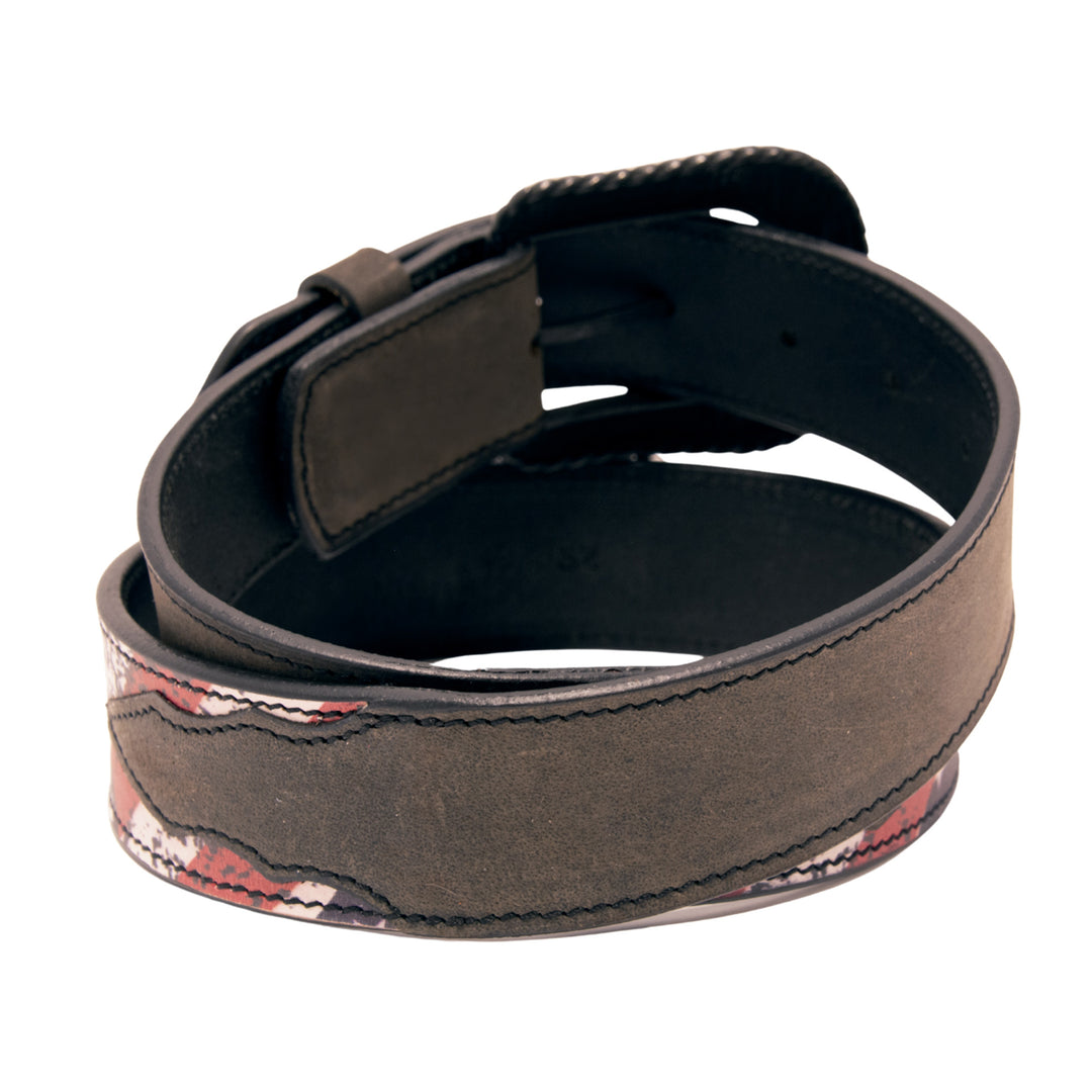 Americana Top Grain Leather Belt - Black