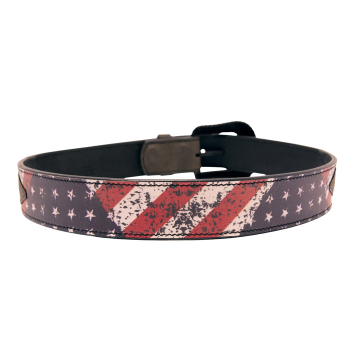 Americana Top Grain Leather Belt - Black
