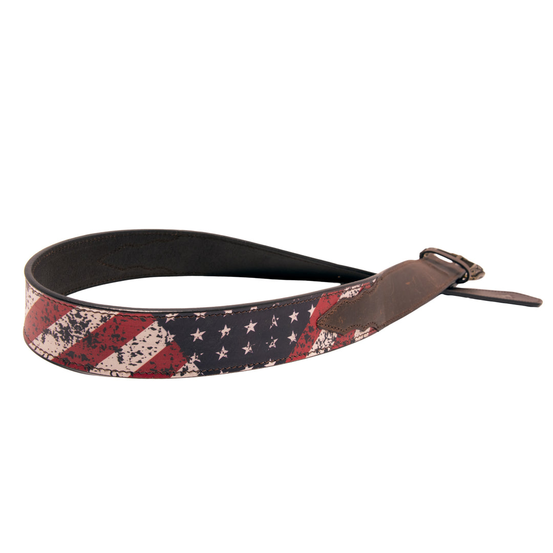 Americana Top Grain Leather Belt - Brown