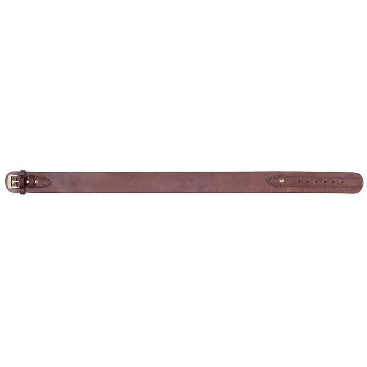 Chocolate Smooth Leather Holster Belt
